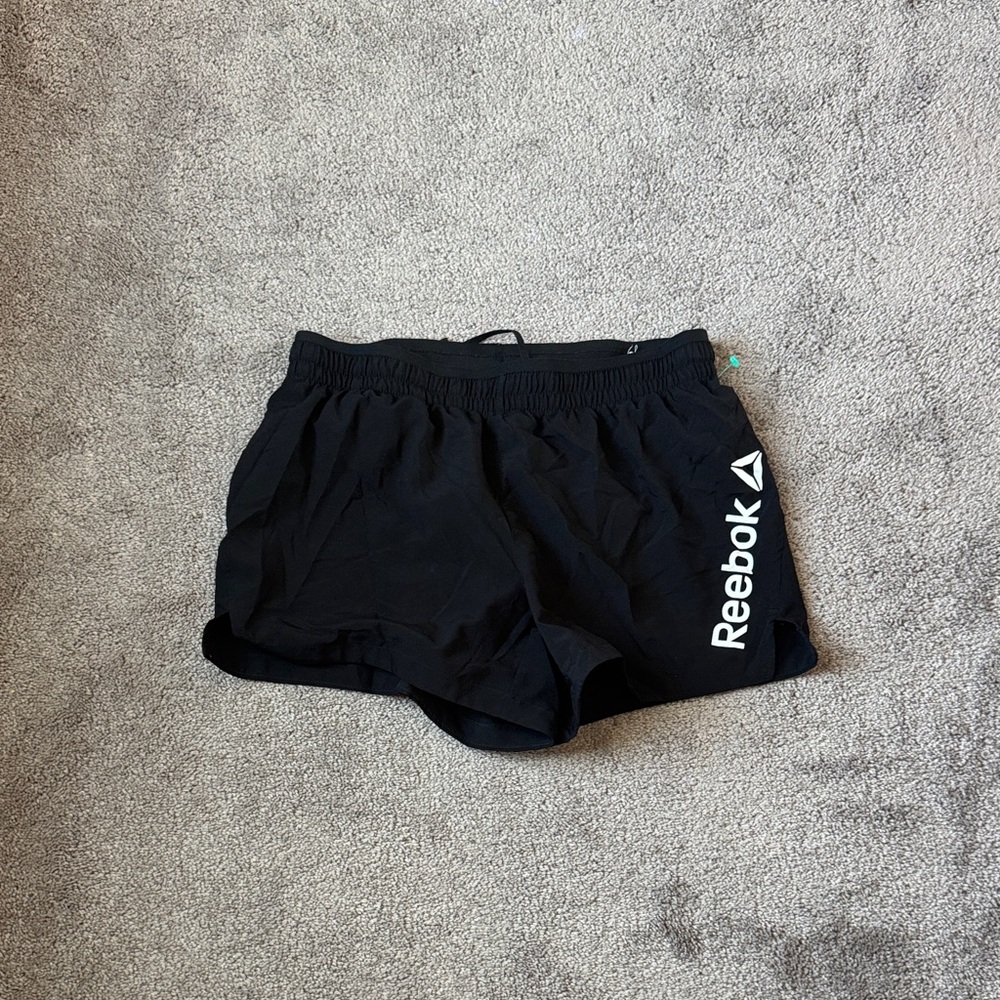 Reebok Black Running Athletic Performance Lightweight Lined Shorts SIZE XS